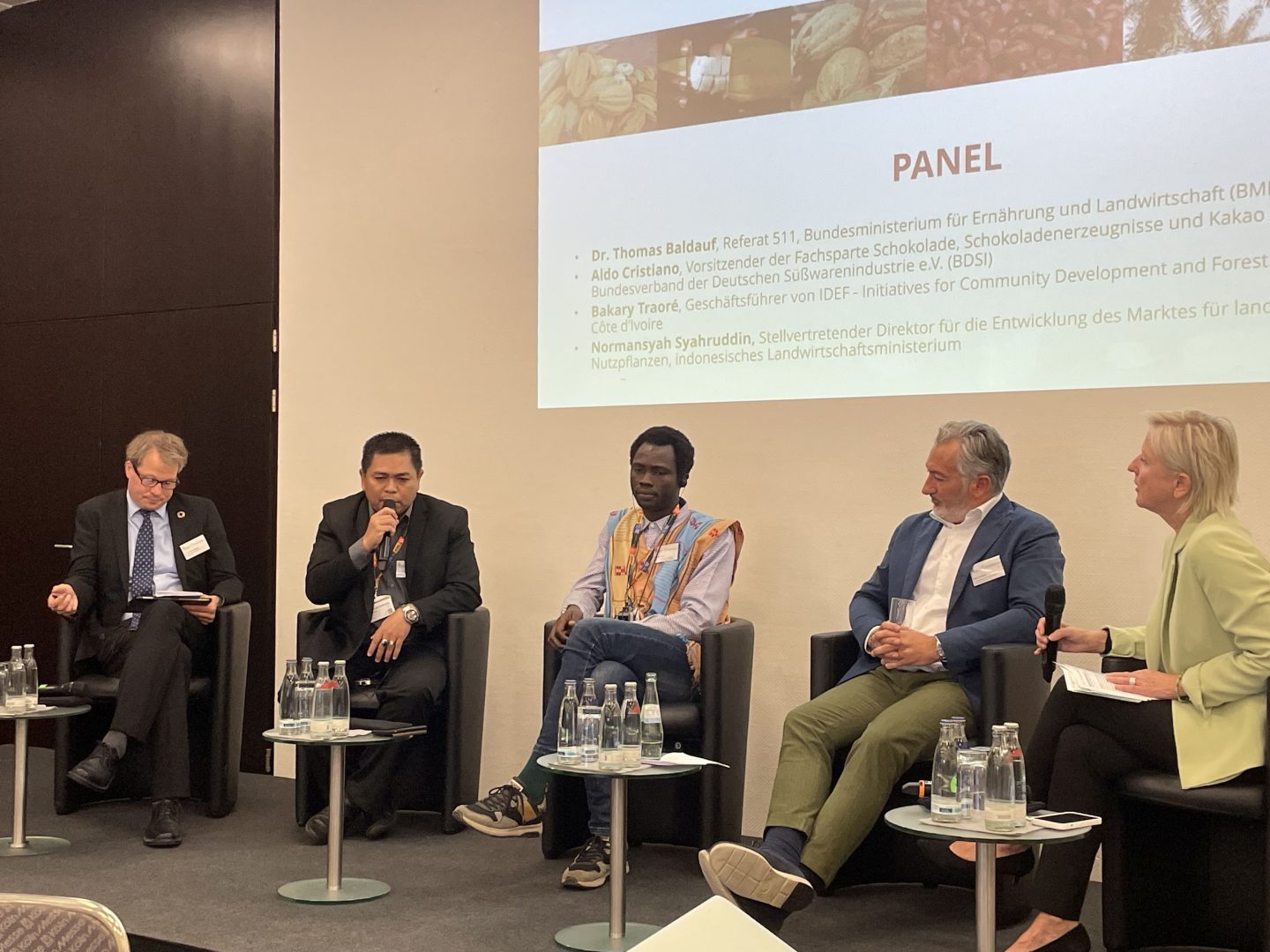 Panelisten auf der Anuga